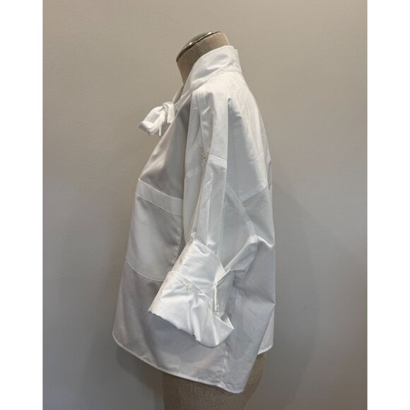 TWP NWT Next Ex Shirt in White Size M/L - Picture 3 of 5